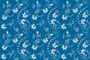 Printed Wafer Paper - Blue Swirls